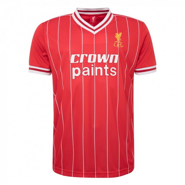 Maillot Football Liverpool Domicile Retro 1982 1983 Rouge